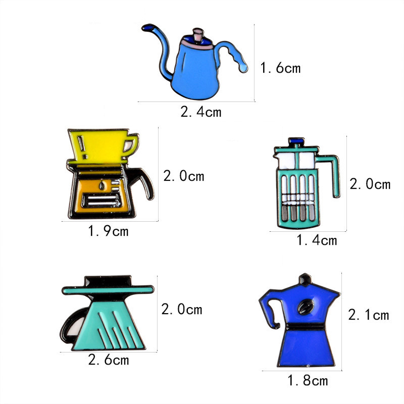 Coffeeandjoy pins tamanhos 2