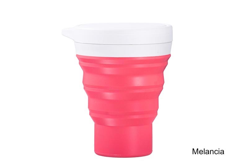 Coffeeandjoy copo silicone menos1lixo melancia