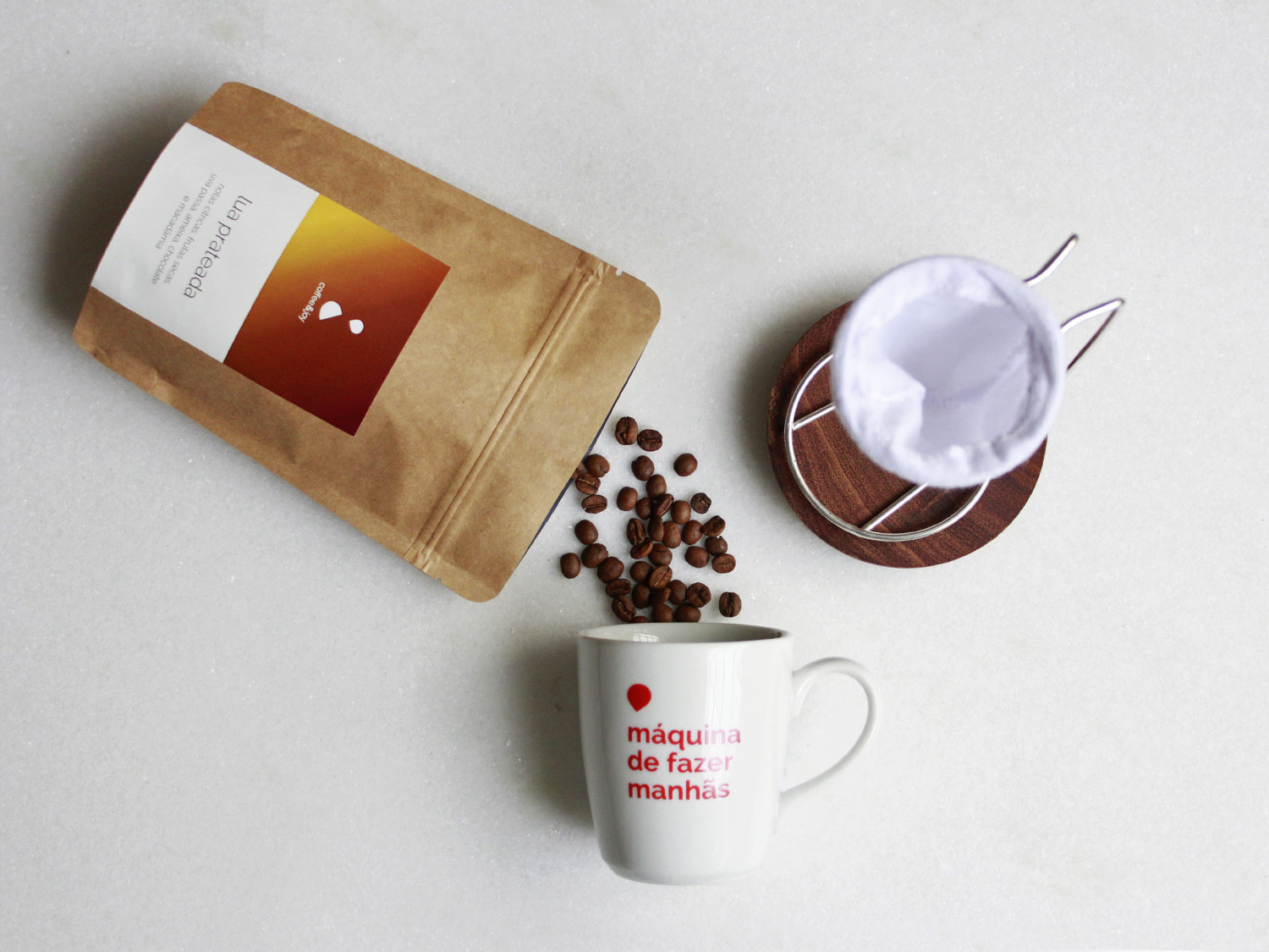 Coffeeandjoy kit coador de pano