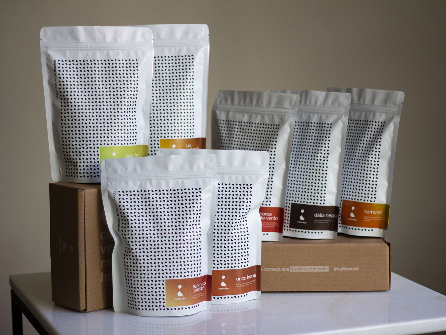 Coffeeandjoy kit com 7 cafes
