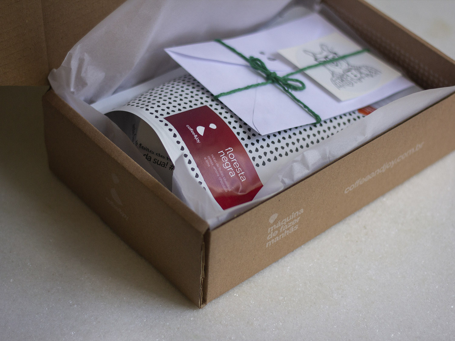 Coffeeandjoy kit de cafe para presente
